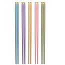 Axyaa Japanese Sushi Chopsticks Set Reusable Alloy Korean Tableware Pair.