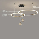 Axyaa LED Chandeliers: Modern Pendant Lamps for Living and Dining Room Lighting