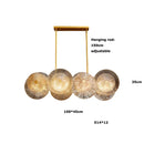 Axyaa Glass Collection Chandelier Hanging Lamp Dimmable Suspension Luminaire