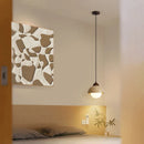 Axyaa Small Stone Chandelier Pendant Lamp for Bedroom, Modern Flower Bud Design