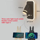 Axyaa LED USB Wall Spotlight for Bedroom Reading and Decor Lighting