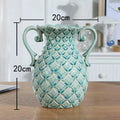 Axyaa European Style Ceramic Vase for Home Decor and Flower Arrangement