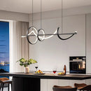 Axyaa Modern Stair Chandelier Living Room Pendant Lights & Interior Lighting