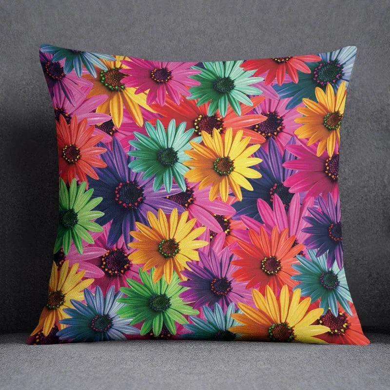 Axyaa Abstract Pillowcase: Sofa Cushion Cover for Living Room & Bedroom