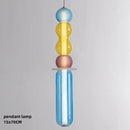 Axyaa Stained Glass Pendant Lamps LED - Creative Lighting Fixtures for Bar, Restaurant, Bedroom