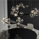 Axyaa Glass Ball LED Chandelier - Modern Nordic Minimalist Style