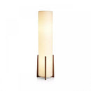 Axyaa Retro Fabric & Wood Floor Lamp - Ideal for Living Room, Study, Bedroom