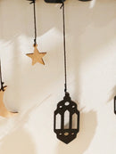 Ramadan Kareem Wooden Ornaments Set - Axyaa Muslim Decor Happy Eid Mubarak Theme