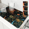 Axyaa Plants Flowers Branches Leaves Absorbent Drying Mat