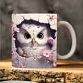 Axyaa 3D Owl Mug 11oz | Cute Bird Lover Gift Cup | Creative Home Juice Coffee Mug