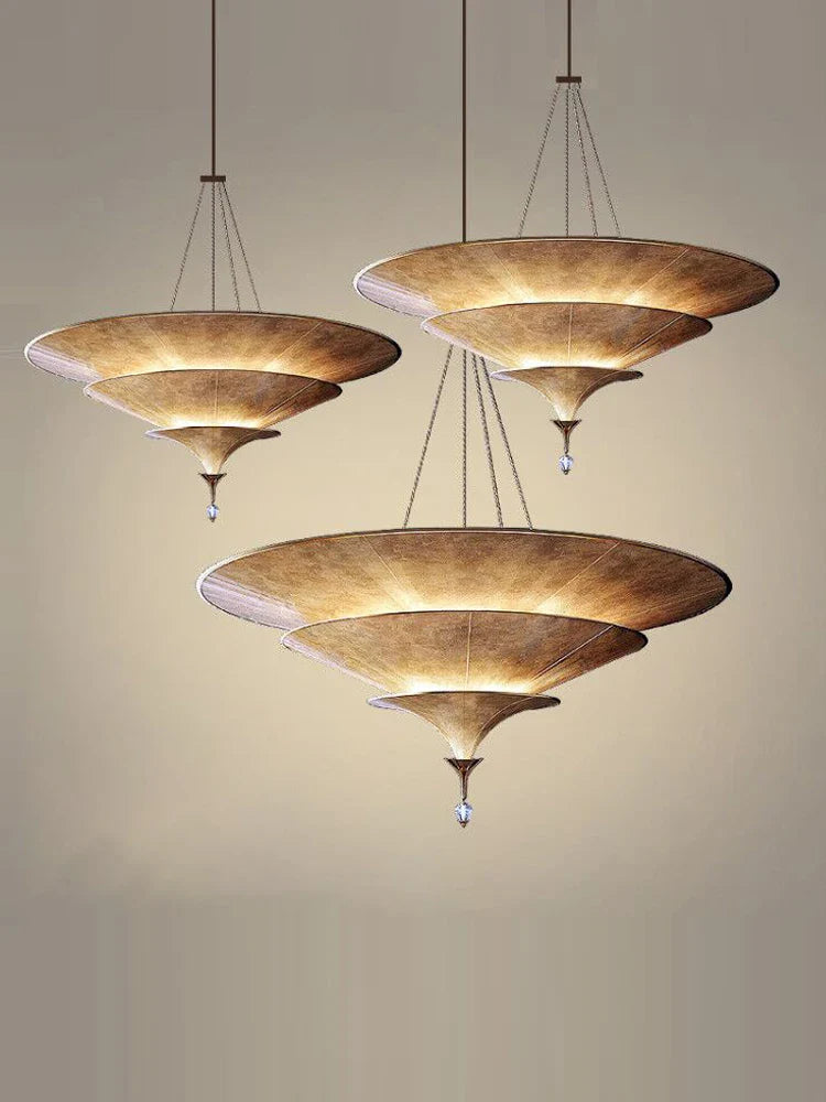 Axyaa Wabi Sabi Chandelier Pendant Light for Home Staircase Decor