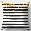 Axyaa Black White Modern Cushion Cover 45x45cm Polyester Decorative Pillow Case