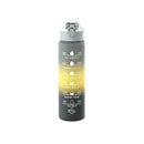 Axyaa Gradient Color Sports Water Bottle with Straw and Handle