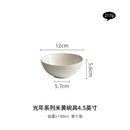 Axyaa Large Ceramic Soup Noodle Bowl - Beige Boiled Sauerkraut Fish Dish