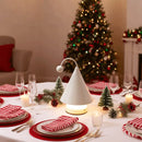 Axyaa Christmas Ornaments Night Light: Rechargeable LED Fixture for Festive Decor.