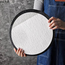 Axyaa Stone Pattern Ceramic Plate - Matte Finish Molecular Cuisine Tableware