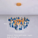 Axyaa Crystal Chandelier for Living and Dining Room Lighting