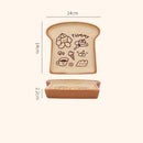 Axyaa Ceramic Toast Plate for Kids: Cute Cartoon Fruit Bowl for Fun Breakfast