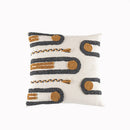 Axyaa Morocco Tufted Nordic Pillow Case Set - Boho Cotton Cushion Covers for Home Decor