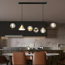 Axyaa Nordic Bean Bubble Chandelier: Creative LED Pendant Light for New Restaurant and Bar Counter
