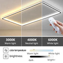 Axyaa Ultrathin LED Ceiling Chandelier for Modern Living Room Decor