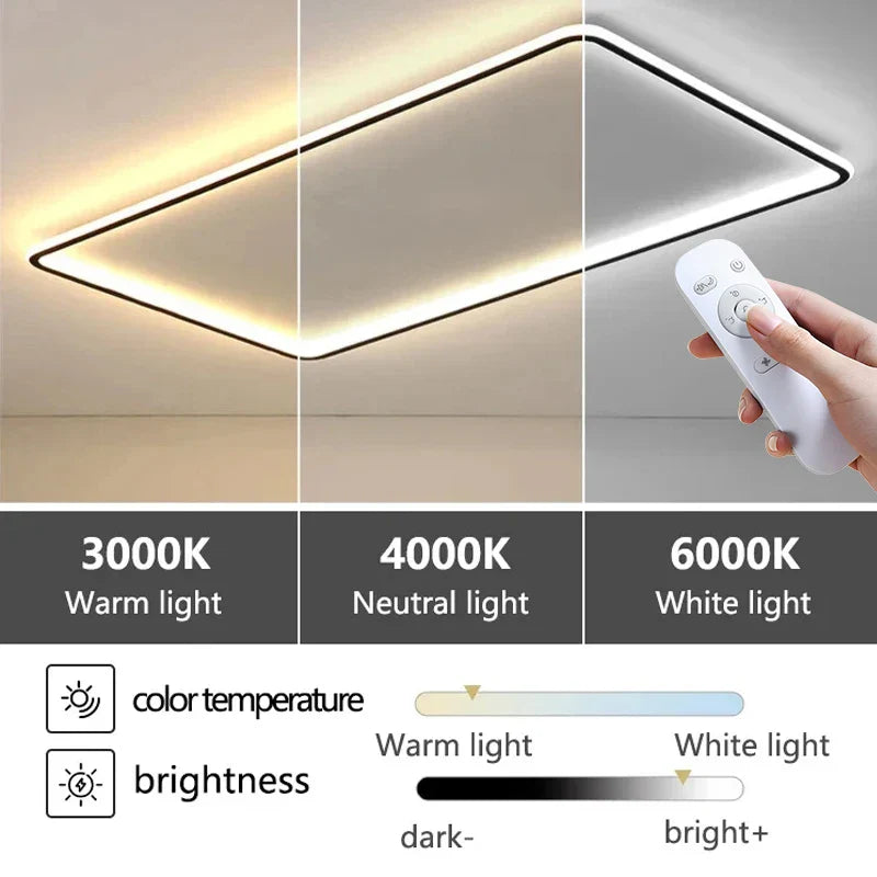 Axyaa Ultrathin LED Ceiling Chandelier for Modern Home Decoration