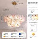 Axyaa Luxury Glass Crystal Chandelier for Living Room, Bedroom, and Study