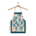 Axyaa Diamond Kitchen Apron - Irregular Pattern for Cooking, Baking, Cleaning