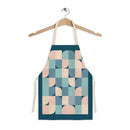 Axyaa Diamond Kitchen Apron - Irregular Pattern for Cooking, Baking, Cleaning