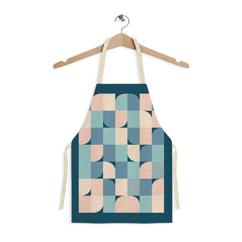 Axyaa Diamond Kitchen Apron - Irregular Pattern for Cooking, Baking, Cleaning