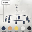 Axyaa Round Chandelier Hanging Lights for Living Room, Bedroom, Kitchen - Suspension Expert