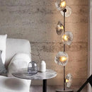 Axyaa Glass LED Floor Lamp | Modern Minimalist Design for Living Room & Bedroom