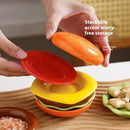Axyaa Ceramic Flavor Dish Set of 4 Soy Sauce Dipping Seasoning Small Dish