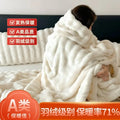 Axyaa Rabbit Fur Blanket: Luxury, Thickened, Office Shawl, Sofa, Small Quilt