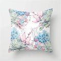 Tropical Cactus Succulent Plant Print Pillow Cover for Home Decor by Axyaa