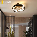 Axyaa LED Chandelier Indoor Ceiling Lamp White/Black Bedroom Living Room Lighting