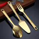 Axyaa Stainless Steel Non-Stick Salad Utensil Set