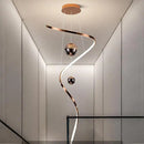 Axyaa Modern Light Luxury Staircase and Living Room Pendant Lights