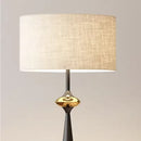 Medieval Fabric Walnut Floor Lamp by Axyaa: Elegant LED Light for Bedroom or Living Room