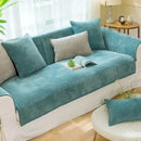 Axyaa Plush Sofa Cushion: Soft Crystal Velvet Cover for Furniture Protection