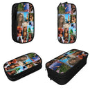 Axyaa Double Layer Pencil Case Moana Cartoon Movie Design Office Supplies Makeup Bag