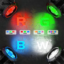 Axyaa RGBW LED Par Lights for Disco Party Bar Club Wedding