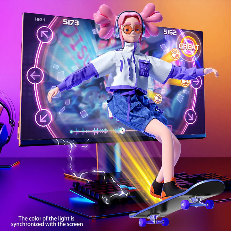 Axyaa RGB Monitor Backlight for Gaming Setup - Smart Control LED Strip