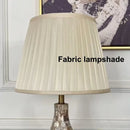 Ceramic Shell LED Table Lamp for Bedroom & Living Room - Axyaa Brand