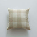 Axyaa Plaid Pillow Cover Simple Classic Decorative Cushion for Sofa and Living Room