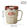 Axyaa Stainless Steel Insulated Coffee Cup with Leak-proof Lid