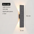Axyaa Outdoor LED Wall Sconce Aluminum Light Fixture for House Patio Garage Decor