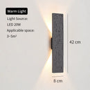 Axyaa Outdoor LED Wall Sconce Aluminum Light Fixture for House Patio Garage Decor