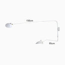 Axyaa Adjustable Long Arm LED Table Lamp for Living Room and Bedroom