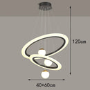 Axyaa Nordic Dining Room Pendant Light Chandelier for Living Room